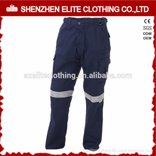 EN471 class 2 navy blue 3M 8910 high visibility work pants reflective